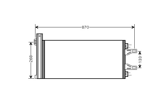 Condenser, air conditioning 09005248 International Radiators, Image 3