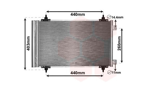 Condenser, air conditioning 09005263 International Radiators