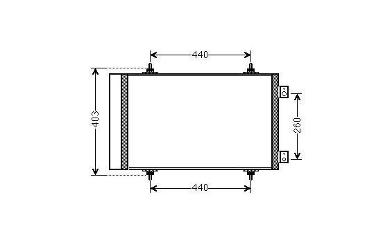 Condenser, air conditioning 09005263 International Radiators, Image 2