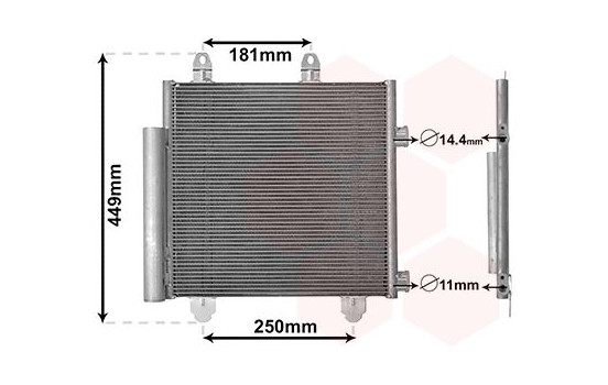 Condenser, air conditioning 09015701 International Radiators