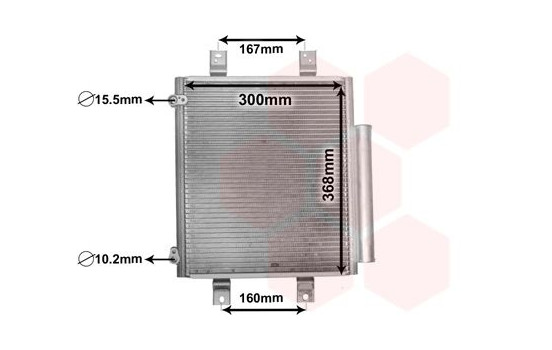 Condenser, air conditioning 11005075 International Radiators