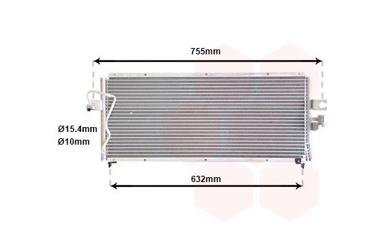 Condenser, air conditioning 13005183 International Radiators, Image 2