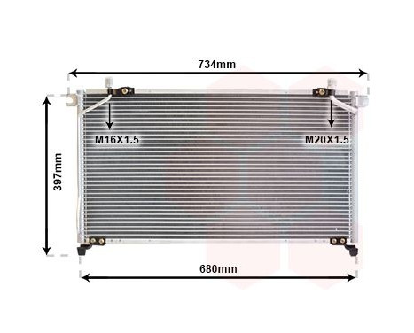 Condenser, air conditioning 13005213 International Radiators, Image 2