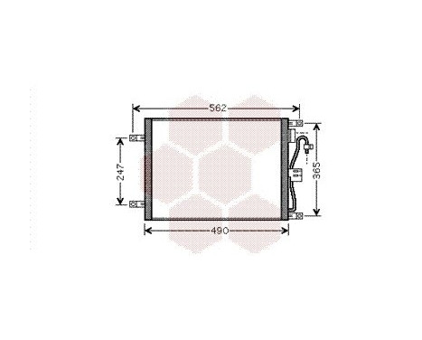 Condenser, air conditioning 13005252 International Radiators, Image 2