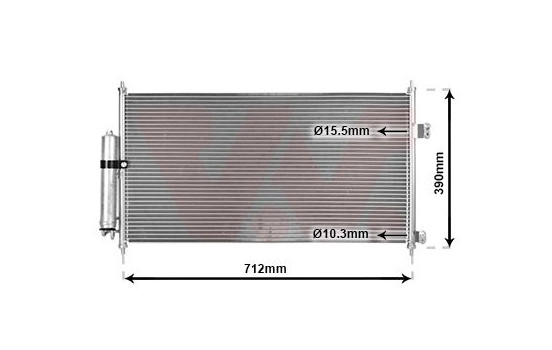 Condenser, air conditioning 13005263 International Radiators, Image 2