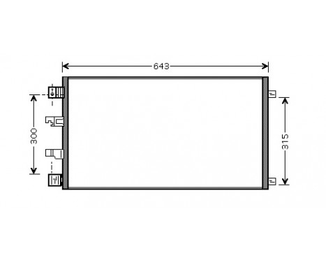 Condenser, air conditioning 13005290 International Radiators