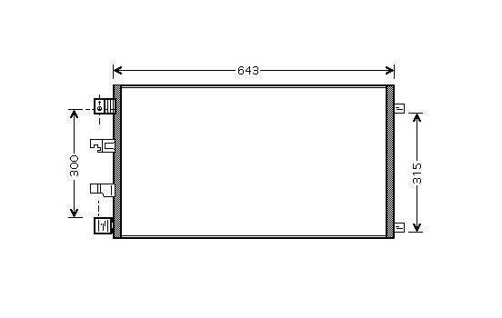 Condenser, air conditioning 13005290 International Radiators