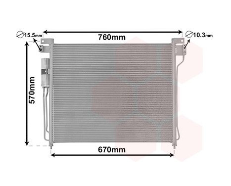 Condenser, air conditioning 13005299 International Radiators, Image 2