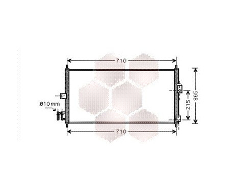Condenser, air conditioning 13005311 International Radiators, Image 2