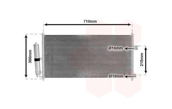 Condenser, air conditioning 13005311 International Radiators, Image 2