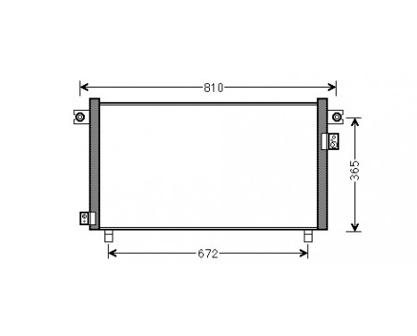 Condenser, air conditioning 13005330 International Radiators