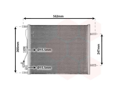 Condenser, air conditioning 13005351 International Radiators, Image 2