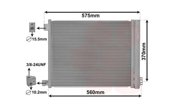 Condenser, air conditioning 13015701 International Radiators