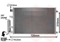 Condenser, air conditioning 13015702 International Radiators