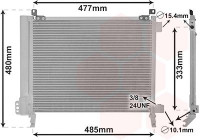 Condenser, air conditioning 13015704 International Radiators