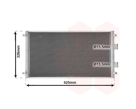 Condenser, air conditioning 13015712 International Radiators