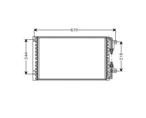 Condenser, air conditioning 17005157 International Radiators