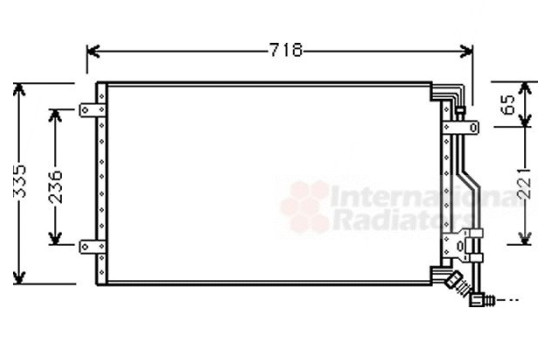 Condenser, air conditioning 17005175 International Radiators, Image 2