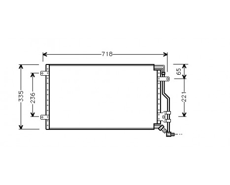 Condenser, air conditioning 17005175 International Radiators