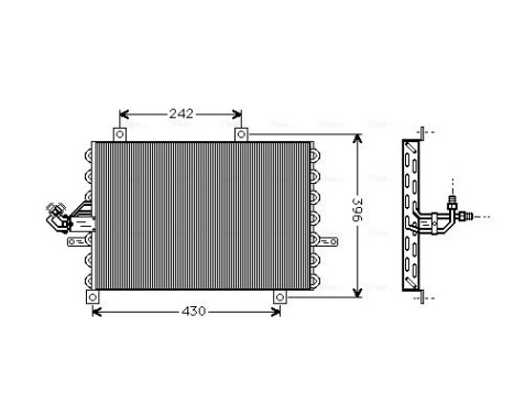 Condenser, air conditioning 17005192 International Radiators, Image 2