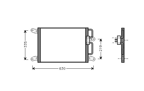 Condenser, air conditioning 17005203 International Radiators