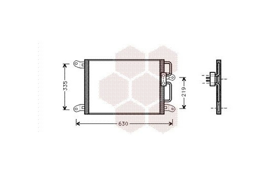 Condenser, air conditioning 17005203 International Radiators, Image 2