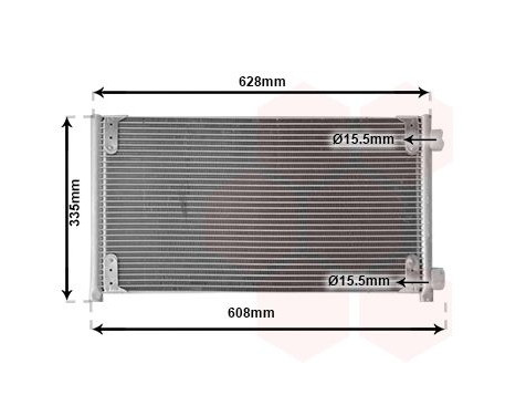 Condenser, air conditioning 17005213 International Radiators, Image 2
