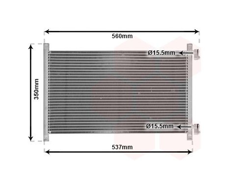 Condenser, air conditioning 17005214 International Radiators, Image 2