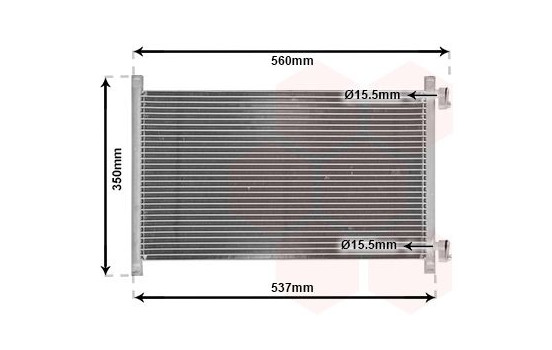 Condenser, air conditioning 17005214 International Radiators, Image 2