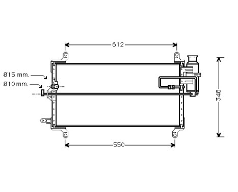 Condenser, air conditioning 17005217 International Radiators
