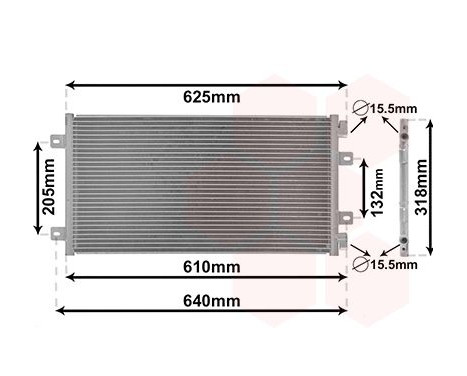 Condenser, air conditioning 17005219 International Radiators, Image 2