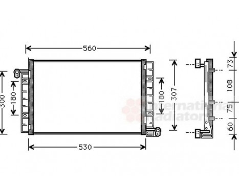 Condenser, air conditioning 17005222 International Radiators, Image 2