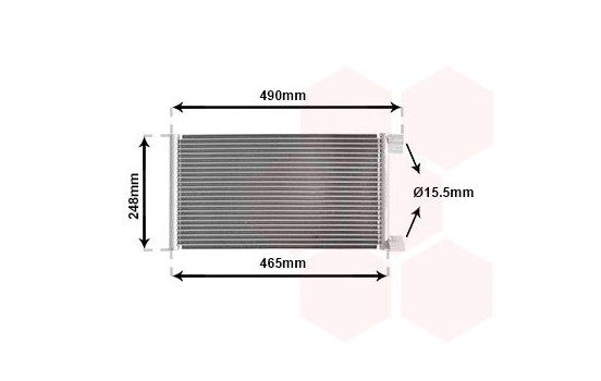 Condenser, air conditioning 17005223 International Radiators, Image 2