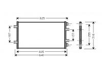 Condenser, air conditioning 17005247 International Radiators