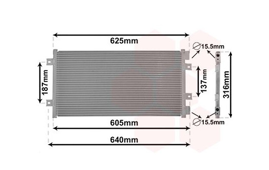 Condenser, air conditioning 17005247 International Radiators, Image 2