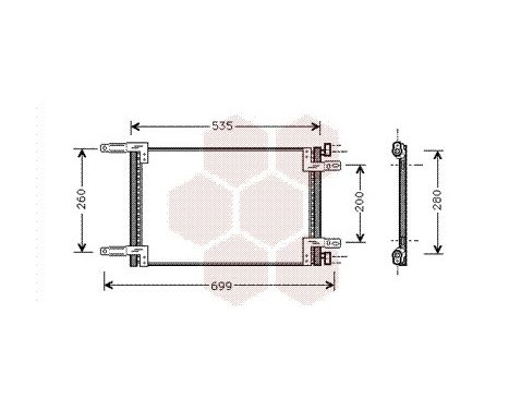 Condenser, air conditioning 17005248 International Radiators, Image 2