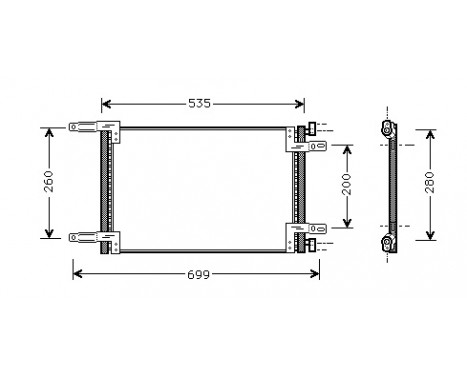 Condenser, air conditioning 17005248 International Radiators