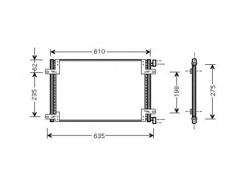 Condenser, air conditioning 17005255 International Radiators