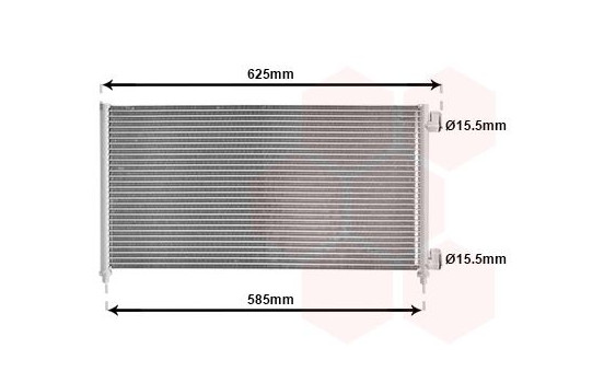 Condenser, air conditioning 17005256 International Radiators, Image 2