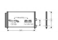 Condenser, air conditioning 17005289 International Radiators