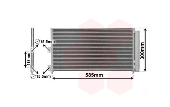 Condenser, air conditioning 17005289 International Radiators, Image 2