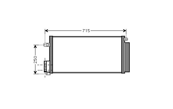 Condenser, air conditioning 17005310 International Radiators