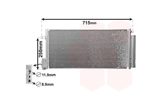 Condenser, air conditioning 17005310 International Radiators, Image 2