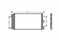 Condenser, air conditioning 17005342 International Radiators
