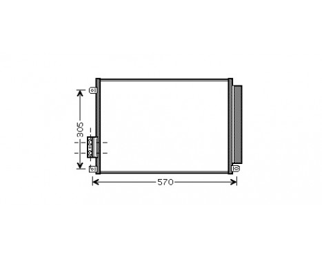 Condenser, air conditioning 17005347 International Radiators, Image 3