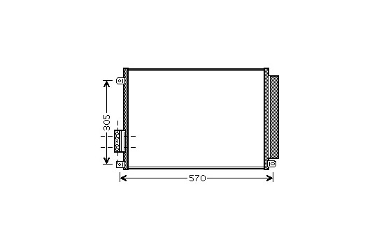 Condenser, air conditioning 17005347 International Radiators, Image 3