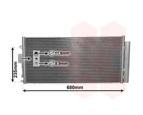 Condenser, air conditioning 17005386 International Radiators, Image 2