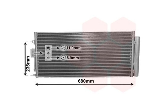 Condenser, air conditioning 17005386 International Radiators, Image 2