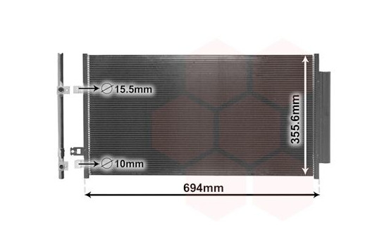 Condenser, air conditioning 17015701 International Radiators