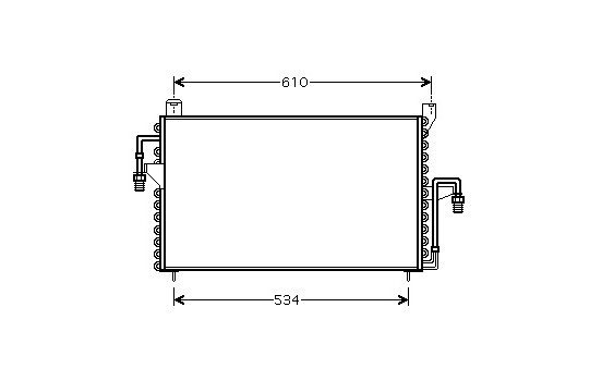 Condenser, air conditioning 18005186 International Radiators